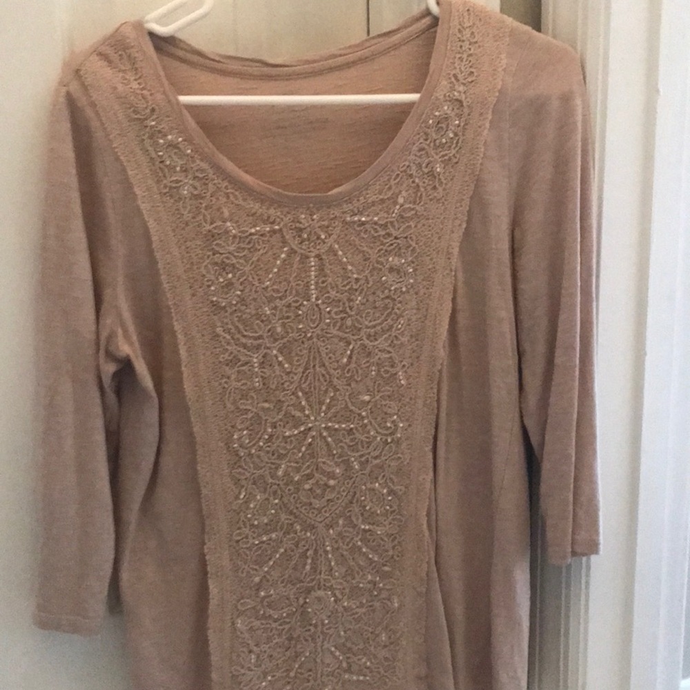 Beige Chico’s Top